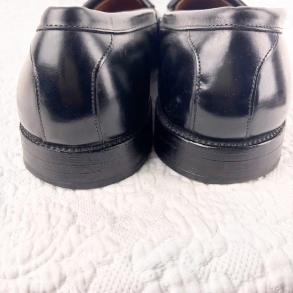 Allen Edmonds Newport Black Leather Tassel Kiltie Slip On Loafer Shoes size 12 - Picture 5 of 9